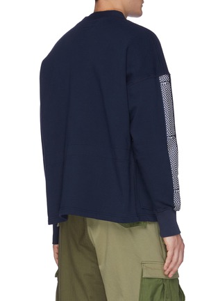 Back View - Click To Enlarge - FDMTL - Side tape haori open sweatshirt cardigan