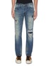 Main View - Click To Enlarge - FDMTL - 'CS65' Slim fit distressed jeans