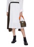 Figure View - Click To Enlarge - SACAI - 'Thermos' contrast strap bag