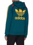 Back View - Click To Enlarge - ADIDAS X BED J.W. FORD - Colourblock stripe outseam hooded jacket