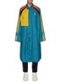 Main View - Click To Enlarge - ADIDAS X BED J.W. FORD - Colourblock stripe outseam long coat