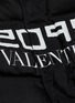  - VALENTINO GARAVANI - Logo number print hooded silk down puffer jacket
