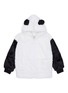 Main View - Click To Enlarge - WANDER & WONDER - 'Panda' zip up kids hoodie