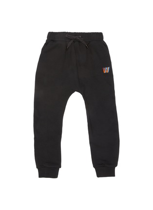 Main View - Click To Enlarge - WANDER & WONDER - Logo embroidered kids sweatpants
