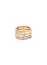 Detail View - Click To Enlarge - JOHN HARDY - 'Bamboo' diamond 18k yellow gold band ring