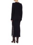 Back View - Click To Enlarge - CÉDRIC CHARLIER - Button detail knit dress