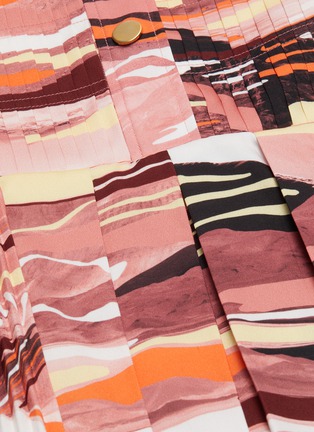 Detail View - Click To Enlarge - CÉDRIC CHARLIER - Abstract Print Flare Dress