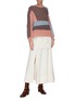 Figure View - Click To Enlarge - CÉDRIC CHARLIER - Paneled colourblock sweater