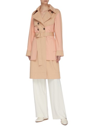 Figure View - Click To Enlarge - CÉDRIC CHARLIER - Panelled Trench Coat