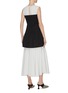Back View - Click To Enlarge - NINA RICCI - Sleeveless bodice flare midi dress