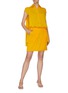 Figure View - Click To Enlarge - NINA RICCI - Gathered plissé mini skirt