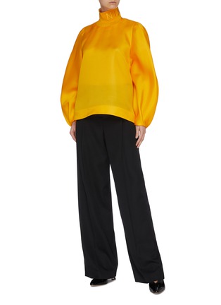 Figure View - Click To Enlarge - NINA RICCI - Wide leg wool suiting pants