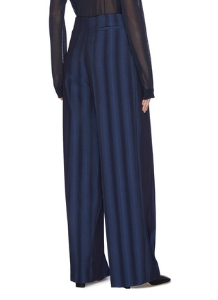 Back View - Click To Enlarge - NINA RICCI - Blended stripe tailored pants