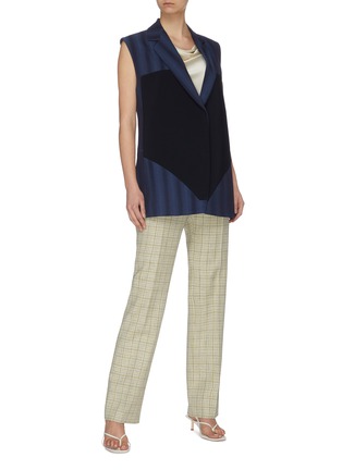 Figure View - Click To Enlarge - NINA RICCI - Check tailored pants