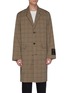 Main View - Click To Enlarge - NANAMICA - Houndstooth check plaid ALPHADRY® coat