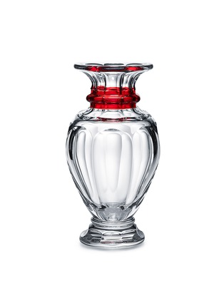 Main View - Click To Enlarge - BACCARAT - HARCOURT BALUSTRE Vase – Clear/Red