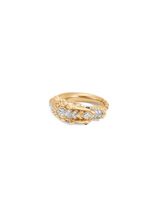 Detail View - Click To Enlarge - JOHN HARDY - 'Legends Naga' diamond sapphire 18k gold ring
