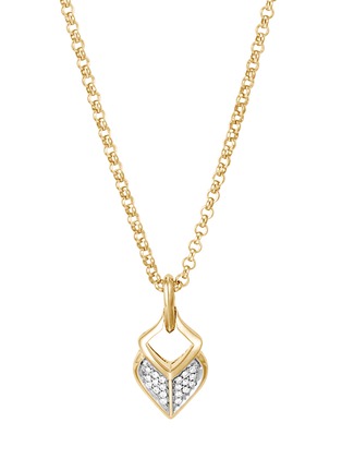 Main View - Click To Enlarge - JOHN HARDY - 'Legends Naga' diamond 18k yellow gold pendant necklace