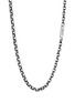 Main View - Click To Enlarge - JOHN HARDY - 'Classic Chain' black PVD silver link necklace