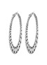 Main View - Click To Enlarge - JOHN HARDY - 'Dot' silver hoop earrings