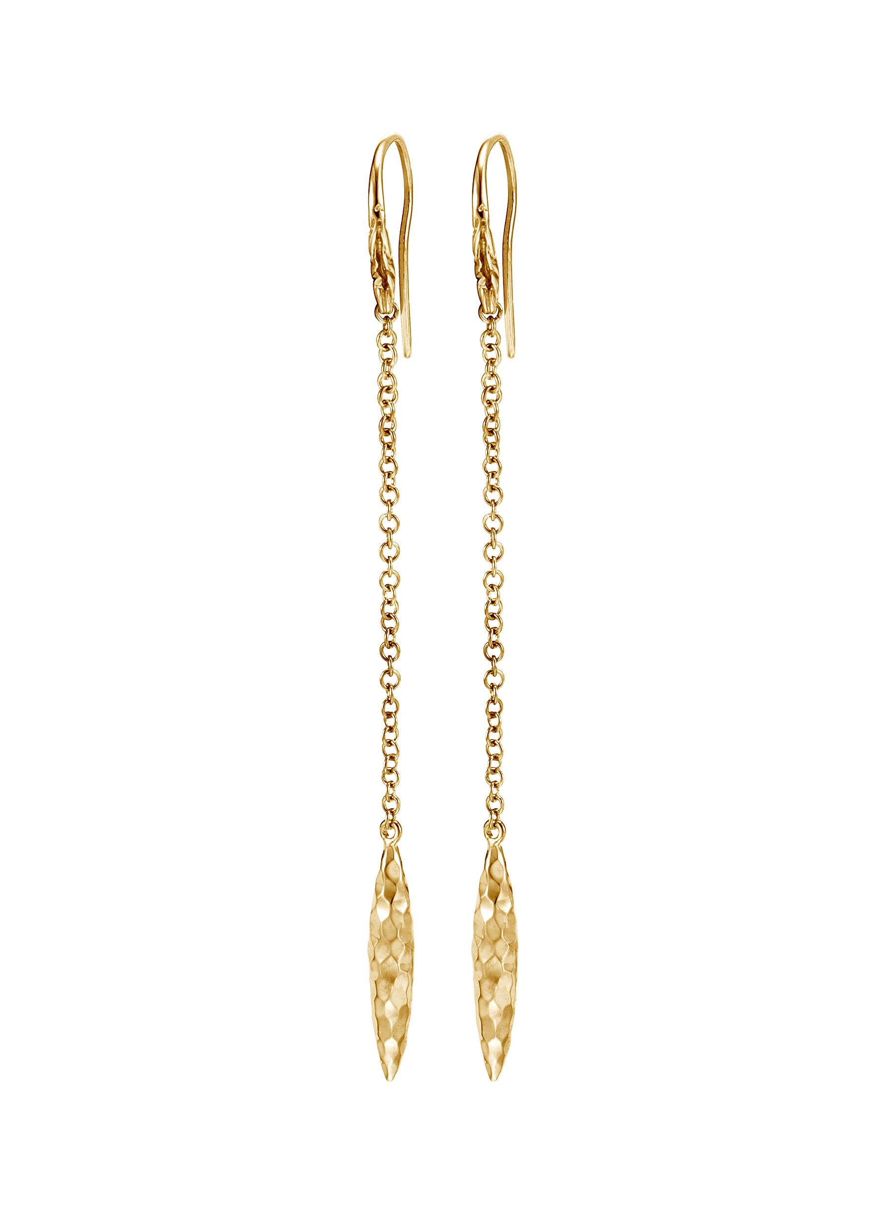 womens gold drop earrings