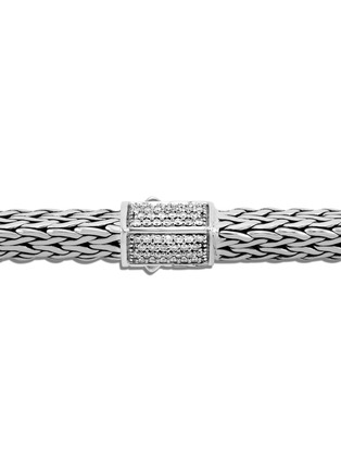 Detail View - Click To Enlarge - JOHN HARDY - Classic Chain Tiga' diamond silver medium bracelet