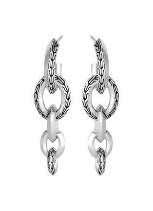 Main View - Click To Enlarge - JOHN HARDY - Classic Chain' silver link drop earrings