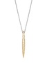 Main View - Click To Enlarge - JOHN HARDY - Classic Chain' 18k gold silver spear pendant necklace