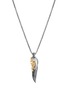 Main View - Click To Enlarge - JOHN HARDY - 'Classic Chain' 18k gold silver damascus steel pendant necklace