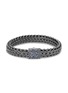 Figure View - Click To Enlarge - JOHN HARDY - 'Classic Chain' sapphire silver rhodium bracelet
