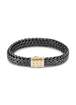 Main View - Click To Enlarge - JOHN HARDY - 'Classic Chain' 18k gold silver rhodium small bracelet