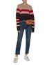 Figure View - Click To Enlarge - CURRENT/ELLIOTT - 'Moonstone' colourblock stripe sweater