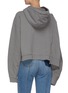 Back View - Click To Enlarge - MAISON MARGIELA - Detachable zip sleeve hoodie