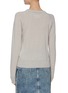 Back View - Click To Enlarge - MAISON MARGIELA - Cutout yoke cashmere sweater