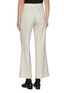 Back View - Click To Enlarge - MAISON MARGIELA - Logo pinstripe flared pants