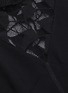 Detail View - Click To Enlarge - MAISON MARGIELA - Lace underlay satin crepe midi dress