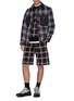 Figure View - Click To Enlarge - BURBERRY - "Archive' merino wool checked sweater