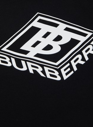  - BURBERRY - 'TB' logo graphic print hoodie
