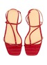 Detail View - Click To Enlarge - STUDIO AMELIA - '1.2' strappy slingback croc embossed leather sandals