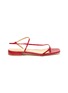 Main View - Click To Enlarge - STUDIO AMELIA - '1.2' strappy slingback croc embossed leather sandals