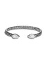  - JOHN HARDY - 'Classic Chain' hammered sterling silver cuff