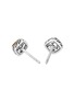 Detail View - Click To Enlarge - JOHN HARDY - Classic Chain hammered 18k gold sterling silver stud earrings