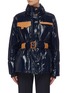 Main View - Click To Enlarge - COMME MOI - Belted zip puffer jacket