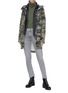 Figure View - Click To Enlarge - CANADA GOOSE - Hybridge Lite' outseam stand collar puffer jacket