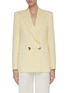 Main View - Click To Enlarge - PETAR PETROV - Deep cut tailored double-breasted blazer
