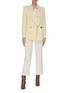 Figure View - Click To Enlarge - PETAR PETROV - Deep cut tailored double-breasted blazer