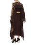 Back View - Click To Enlarge - BURBERRY - 'TB' blanket panel belted trench coat