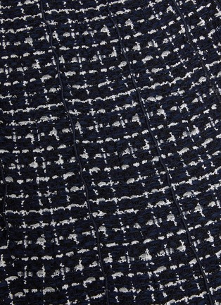 Detail View - Click To Enlarge - OSCAR DE LA RENTA - Check tweed dress