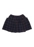 Figure View - Click To Enlarge - BONTON - Kids plaid flared skirt