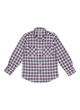 Main View - Click To Enlarge - BONTON - Kids check plaid shirt